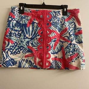 Nautical print Lilly Pulitzer mini skirt